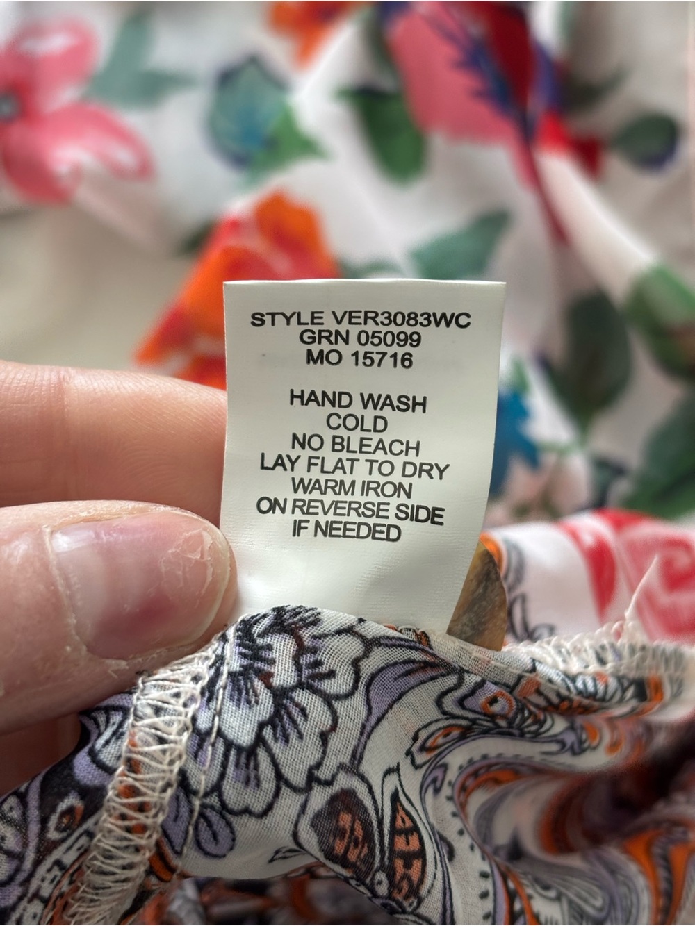 fig and flower White Floral Maxi Dress with Blue & Orange Accents - Picture 10 of 13